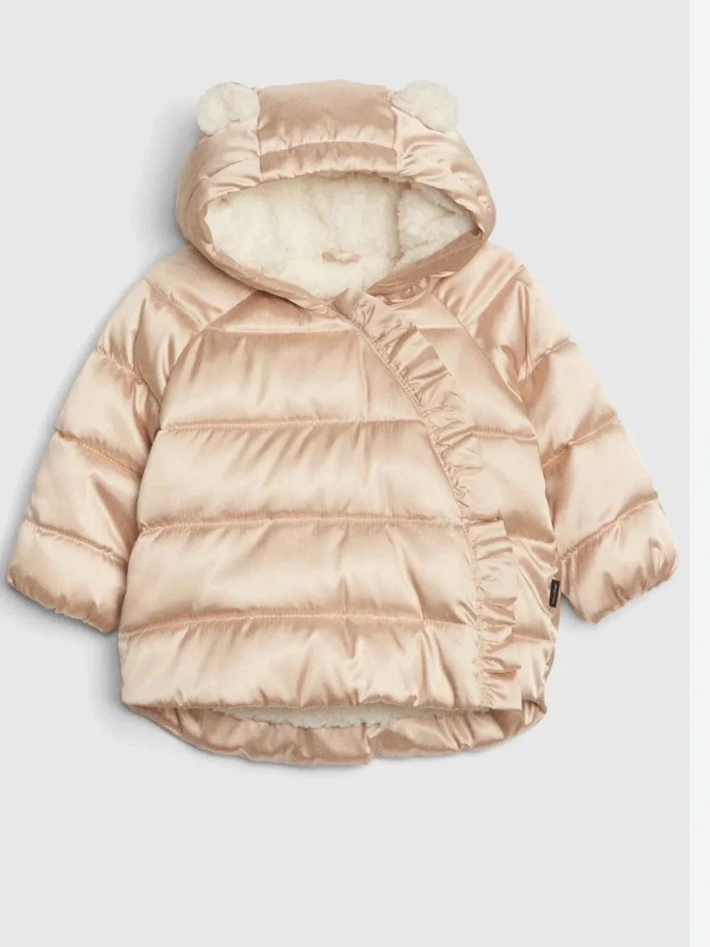 GAP Baby Shimmery Puffer Coat with Hood
